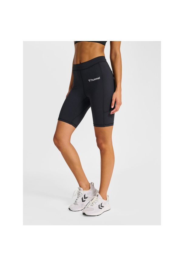 Szorty damskie Hummel. Kolor: czarny. Sport: bieganie, fitness