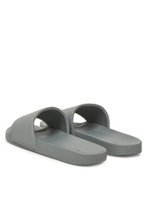 Calvin Klein Klapki Pool Slide W/ Ck Square HM0HM01754 Szary. Kolor: szary. Materiał: skóra