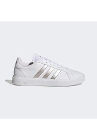 Adidas - Grand Court TD Lifestyle Court Casual Shoes. Okazja: na co dzień. Kolor: biały, szary, wielokolorowy. Materiał: materiał