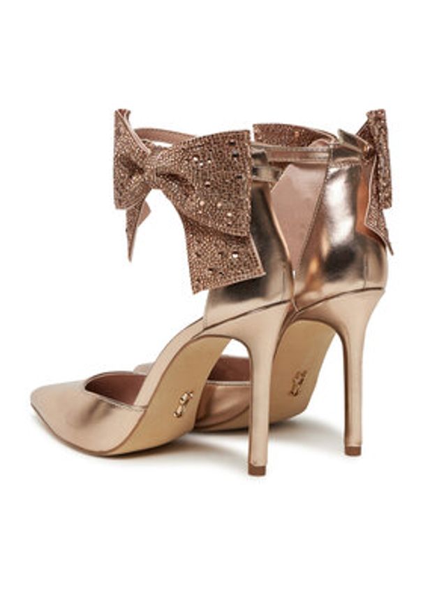 Steve Madden Szpilki Deville SM11003196 Złoty. Kolor: złoty. Materiał: skóra. Obcas: na szpilce