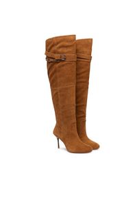 Pinko - PINKO Kozaki Polly 02 SD0281 P002 Brązowy. Kolor: brązowy. Materiał: zamsz, skóra #7