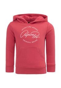 ALPINE PRO - Ciepła bluza dziecięca Alpine Pro Balendo - Komfort i Styl. Typ kołnierza: kaptur. Kolor: zielony