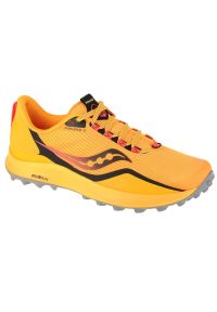 Buty do biegania Saucony Peregrine 12 M S20737-16 żółte żółte. Zapięcie: sznurówki. Kolor: żółty. Materiał: syntetyk, guma, tkanina