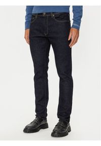 Pepe Jeans Jeansy PM207390 Granatowy Tapered Fit. Kolor: niebieski