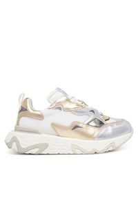 Karl Lagerfeld - KARL LAGERFELD Sneakersy KL62425A Srebrny. Kolor: srebrny. Materiał: skóra