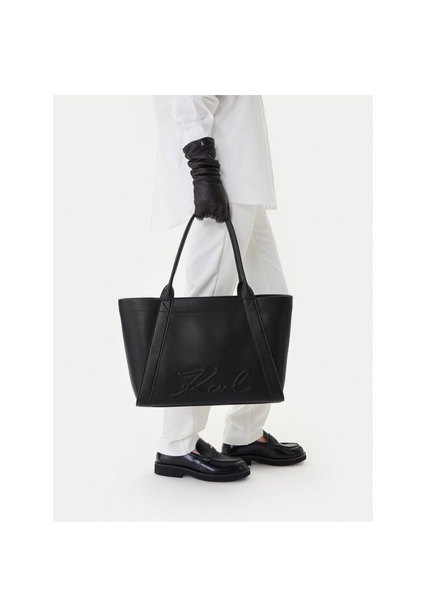 Karl Lagerfeld - Torebka KARL LAGERFELD. Kolor: czarny