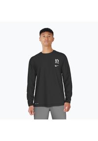 Longsleeve męski Nike Luxe Letter Hydroguard. Kolor: czarny. Długość rękawa: długi rękaw