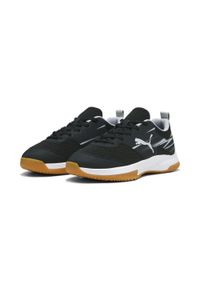 Buty treningowe dla dzieci Puma Varion Ii. Zapięcie: sznurówki. Kolor: żółty, wielokolorowy, czarny, szary. Materiał: materiał, syntetyk. Szerokość cholewki: normalna
