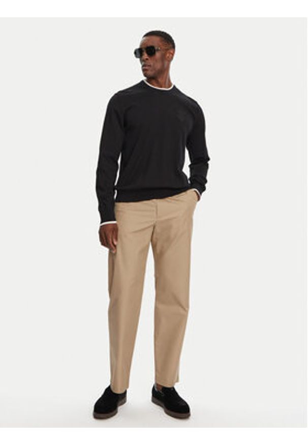 DOLCE & GABBANA - Dolce&Gabbana Sweter GXX72Z JBCE5 Czarny Regular Fit. Kolor: czarny. Materiał: bawełna