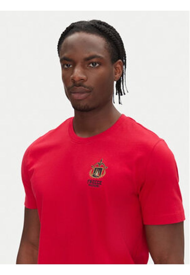 Aeronautica Militare T-Shirt 251TS2391J592 Czerwony Regular Fit. Kolor: czerwony. Materiał: bawełna