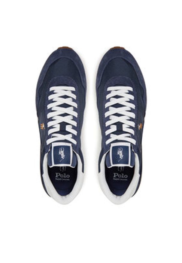 Polo Ralph Lauren Sneakersy 809971267001 Granatowy. Kolor: niebieski. Materiał: materiał