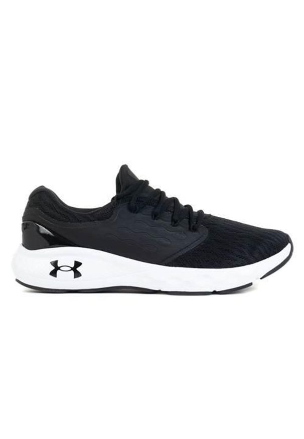 Buty do biegania męskie Under Armour Charged Vantage. Zapięcie: sznurówki. Kolor: czarny. Materiał: materiał, syntetyk, tkanina. Szerokość cholewki: normalna