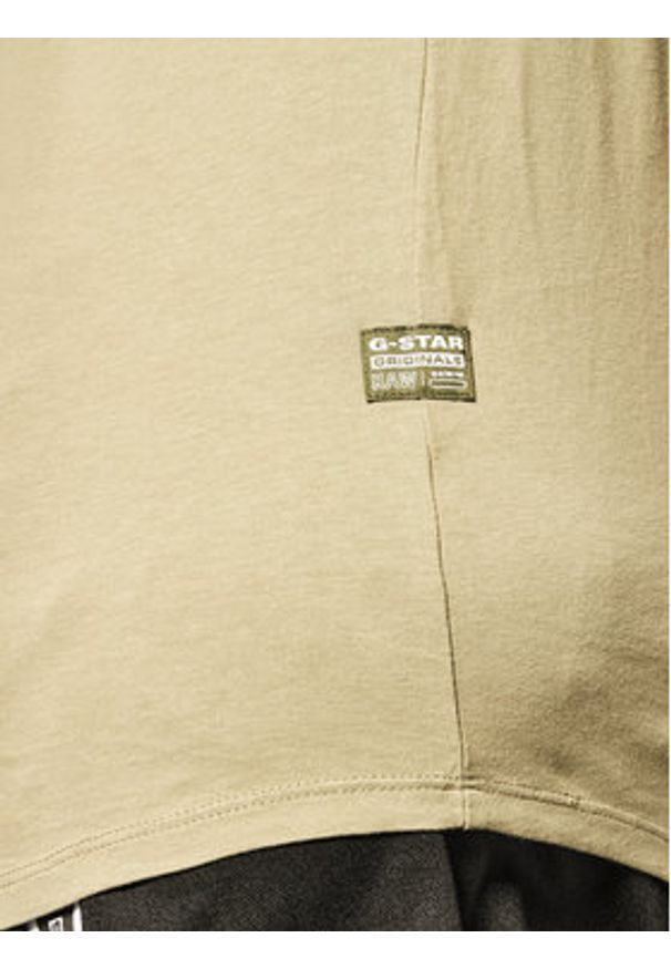 G-Star RAW - G-Star Raw T-Shirt Sustainable D16396-B353-2199 Zielony Relaxed Fit. Kolor: zielony. Materiał: bawełna