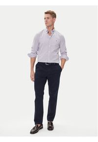 TOMMY HILFIGER - Tommy Hilfiger Koszula MW0MW39459 Różowy Regular Fit. Kolor: różowy. Materiał: bawełna #5
