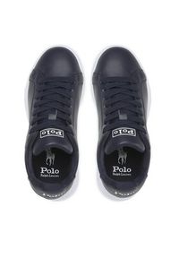 Polo Ralph Lauren Sneakersy Hrt Ct II 809845109008 Granatowy. Kolor: niebieski. Materiał: skóra #4