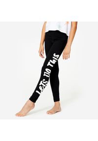STAREVER - Legginsy do tańca nowoczesnego dla dzieci Starever wysoki stan. Stan: podwyższony. Materiał: bawełna, elastan, materiał. Styl: sportowy