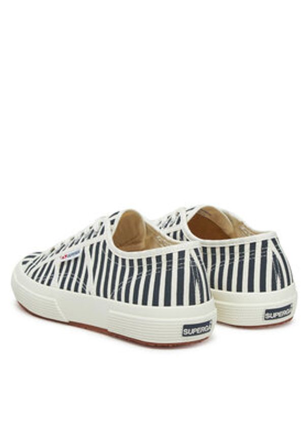 Superga Tenisówki S8148TW Granatowy. Kolor: niebieski. Materiał: materiał