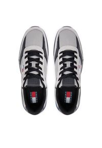 TOMMY HILFIGER - Tommy Hilfiger Sneakersy Tjm Technical Runner EM0EM01738 Szary. Kolor: szary. Materiał: materiał #5