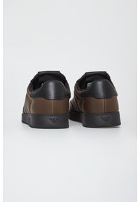 Emporio Armani - Sneakersy męskie skórzane EMPORIO ARMANI. Materiał: skóra #2