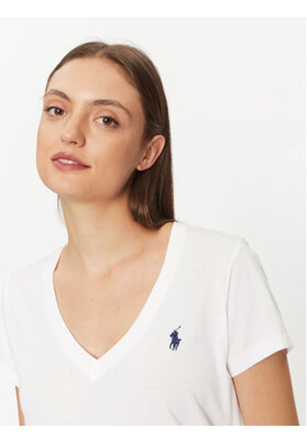 Polo Ralph Lauren T-Shirt 211902403001 Biały Regular Fit. Typ kołnierza: polo. Kolor: biały. Materiał: bawełna