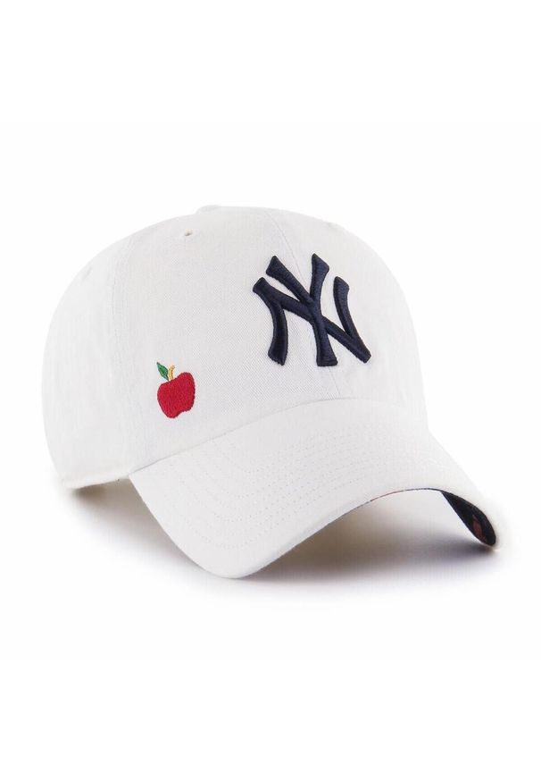47 Brand - Czapka z daszkiem męska do baseball'u Brand 47 New York Yankees biała. Kolor: biały