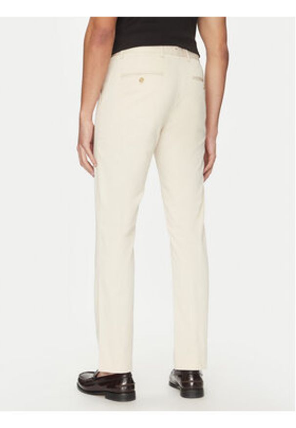 TOMMY HILFIGER - Tommy Hilfiger Chinosy Denton MW0MW38863 Beżowy Slim Fit. Kolor: beżowy. Materiał: bawełna