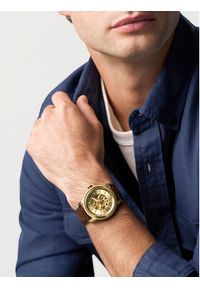 Fossil Zegarek Fossil Heritage ME3279 Brązowy. Kolor: brązowy. Materiał: skóra #2