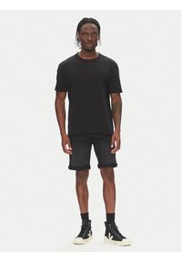 Mustang Szorty jeansowe Chicago Z 1016347 Czarny Slim Fit. Kolor: czarny. Materiał: bawełna #3