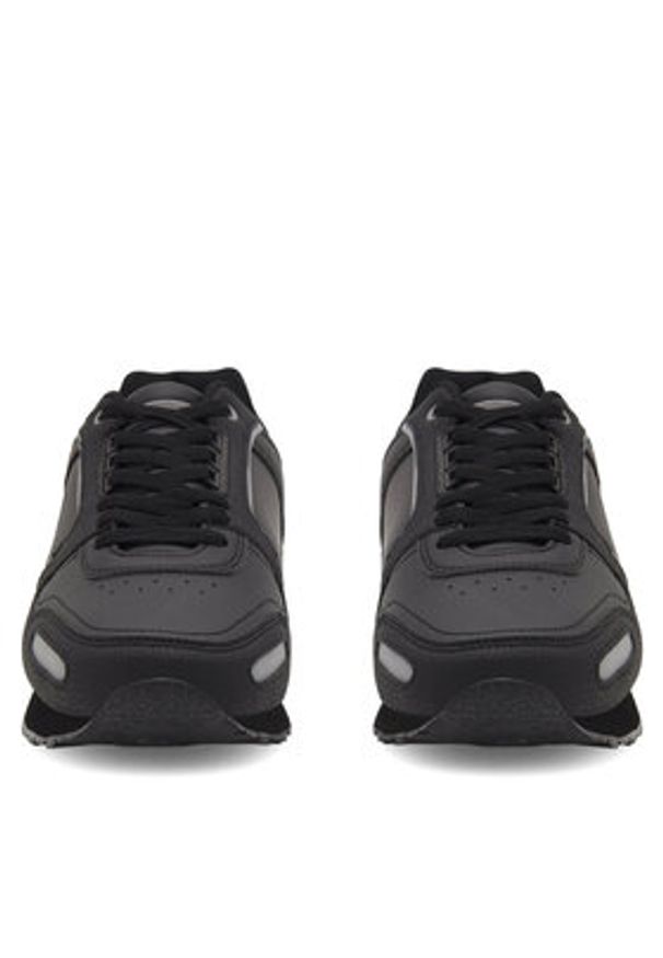 Kappa Sneakersy Logo Voghera 5 3112H5W-A00 Czarny. Kolor: czarny. Materiał: skóra