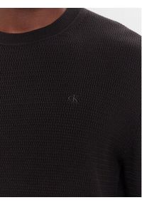 Calvin Klein Sweter LV04LB327G Czarny Regular Fit. Kolor: czarny. Materiał: bawełna #5