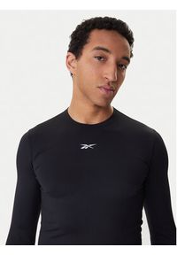 Reebok Koszulka techniczna RK25598CCM Czarny Slim Fit. Kolor: czarny. Materiał: syntetyk #5