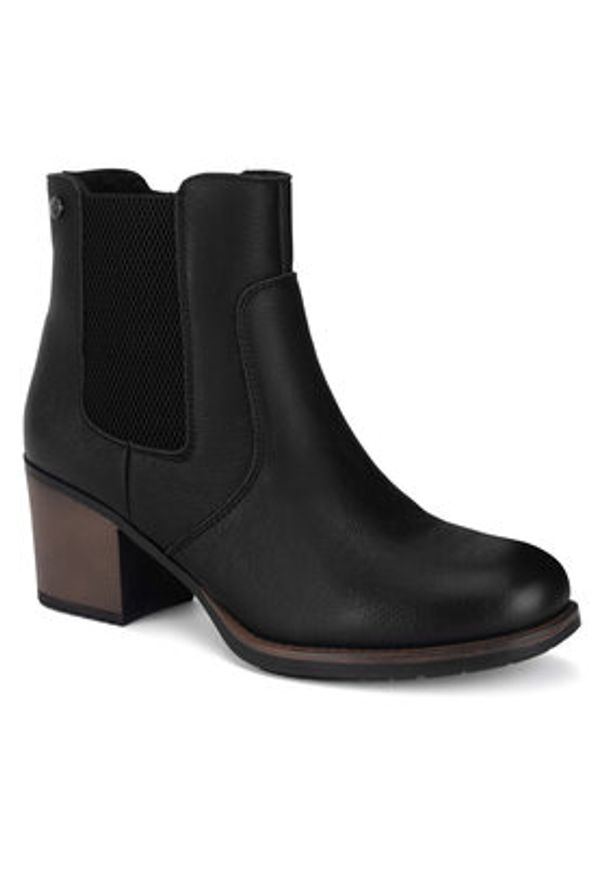 Clara Barson Botki CEO-WS15221-02 Czarny. Kolor: czarny. Materiał: materiał