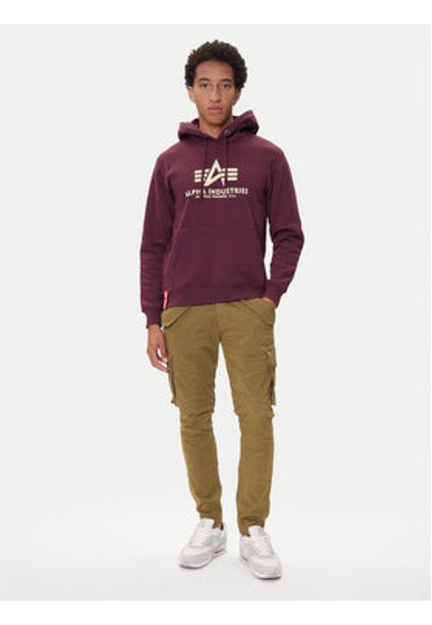 Alpha Industries Spodnie materiałowe Combat 126215 Zielony Slim Fit. Kolor: zielony. Materiał: bawełna
