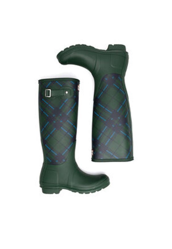 Hunter Kalosze HFRW0001242 Zielony. Kolor: zielony. Materiał: kauczuk