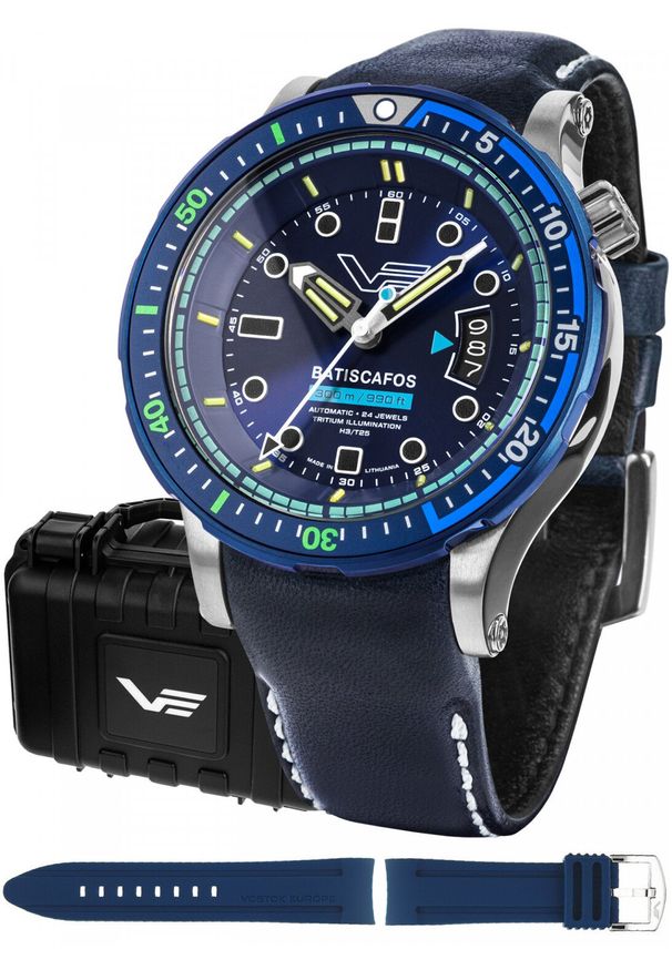 Zegarek Vostok Europe Zegarek męski Vostok Europe NH35A-511E768 niebieski. Kolor: niebieski