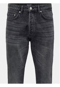 Only & Sons Jeansy Yoke 22027850 Czarny Tapered Fit. Kolor: czarny #8