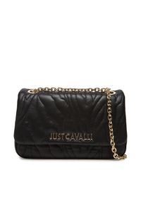 Just Cavalli Torebka 78RA4BE3 ZSB23 Czarny. Kolor: czarny. Materiał: skórzane