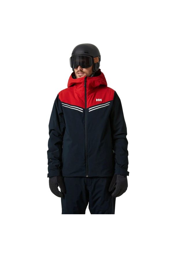 Kurtka Narciarska męska Helly Hansen Alpine Insulated Jacket. Kolor: czerwony, niebieski. Sezon: zima. Sport: narciarstwo