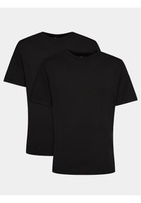 Tommy Jeans Komplet 2 t-shirtów UM0UM03157 Czarny Regular Fit. Kolor: czarny. Materiał: bawełna
