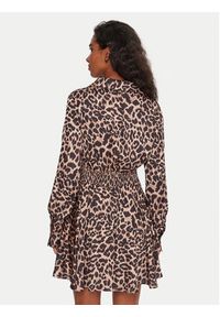 Guess Sukienka koktajlowa W5YK00 WF1T2 Kolorowy Regular Fit. Materiał: syntetyk. Wzór: kolorowy. Styl: wizytowy