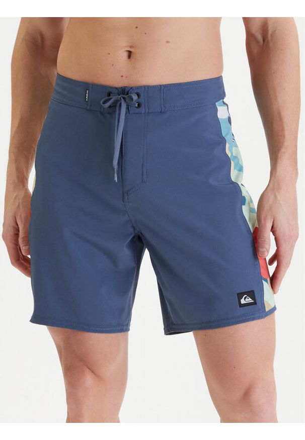Quiksilver Szorty kąpielowe Surfsilk Arch 18" EQYBS04867 Niebieski Regular Fit. Kolor: niebieski. Materiał: syntetyk