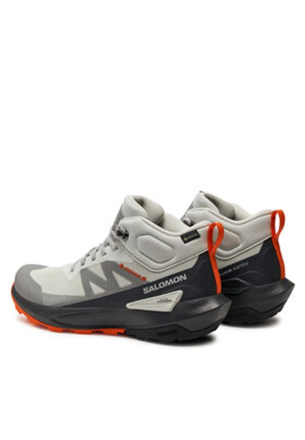 salomon - Salomon Trekkingi Elixir Activ Mid Gore-Tex L47456700 Szary. Kolor: szary. Materiał: materiał. Technologia: Gore-Tex. Sport: turystyka piesza