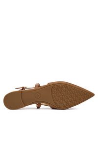 MICHAEL Michael Kors Baleriny Dina 40R6DIFP2L Brązowy. Kolor: brązowy. Materiał: skóra #2