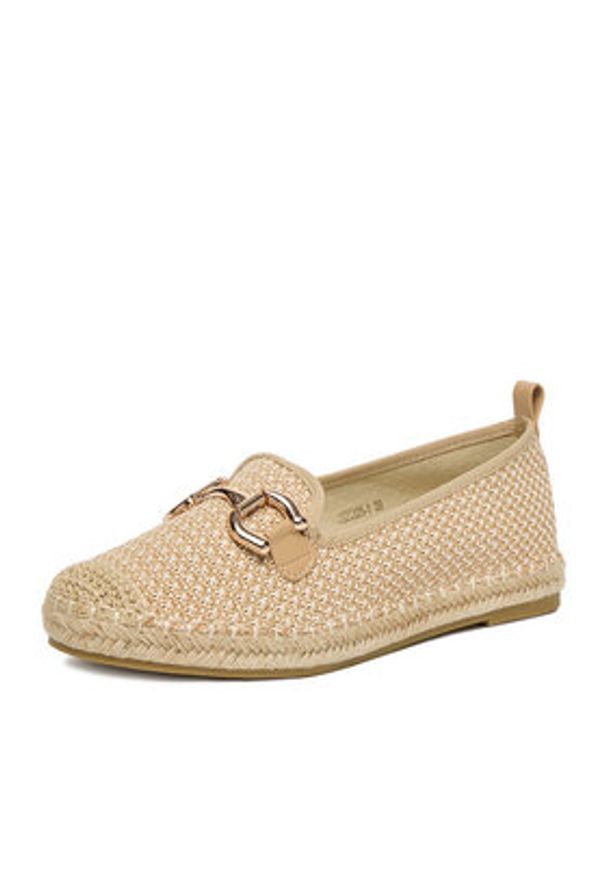 DeeZee Espadryle JSZ0325-1 Beżowy. Kolor: beżowy