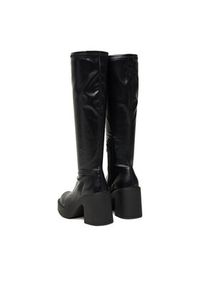 DeeZee Kozaki 9529A Czarny. Kolor: czarny. Materiał: materiał, syntetyk, skóra #2