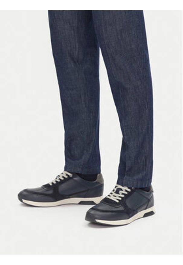Lasocki Sneakersy CEO-LUIS-07 MI24 Granatowy. Kolor: niebieski. Materiał: skóra