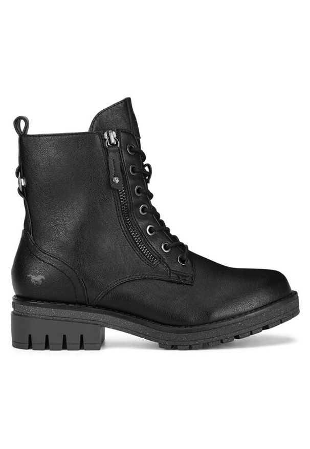 Mustang Trzewiki 1397-501 Czarny. Kolor: czarny. Materiał: materiał