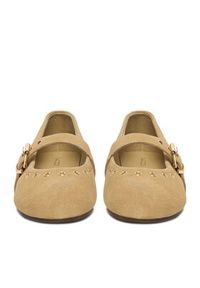 Lasocki Baleriny CEO-HY62517-2 Beżowy. Kolor: beżowy. Materiał: zamsz, skóra #4