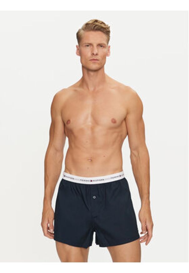 TOMMY HILFIGER - Tommy Hilfiger Komplet 2 par bokserek UM0UM03376 Granatowy. Kolor: niebieski. Materiał: bawełna
