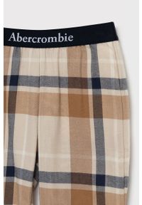 Abercrombie & Fitch piżama dziecięca kolor granatowy gładka. Kolor: niebieski. Długość: długie. Wzór: gładki #2